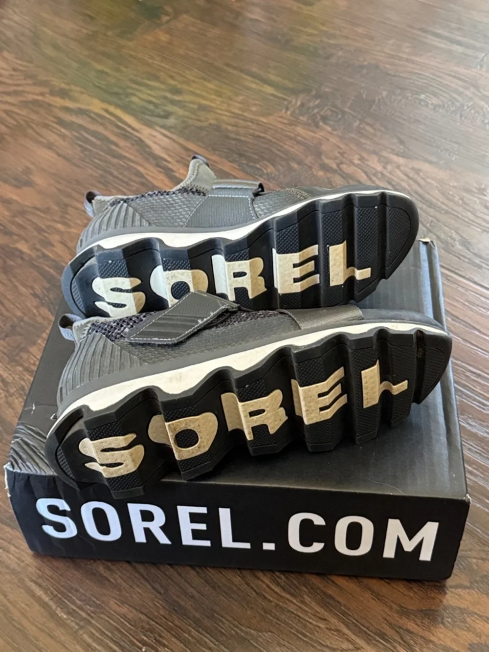 Sorel Women's Slip-On Knit Sneaker in Black and Gray - Picture 9 of 16